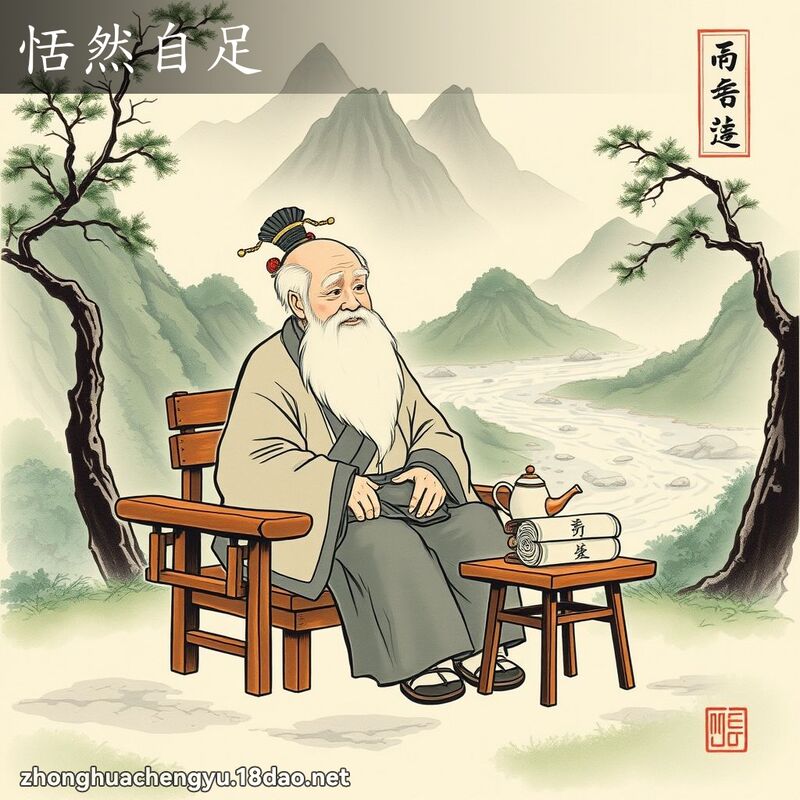 恬然自足 配图