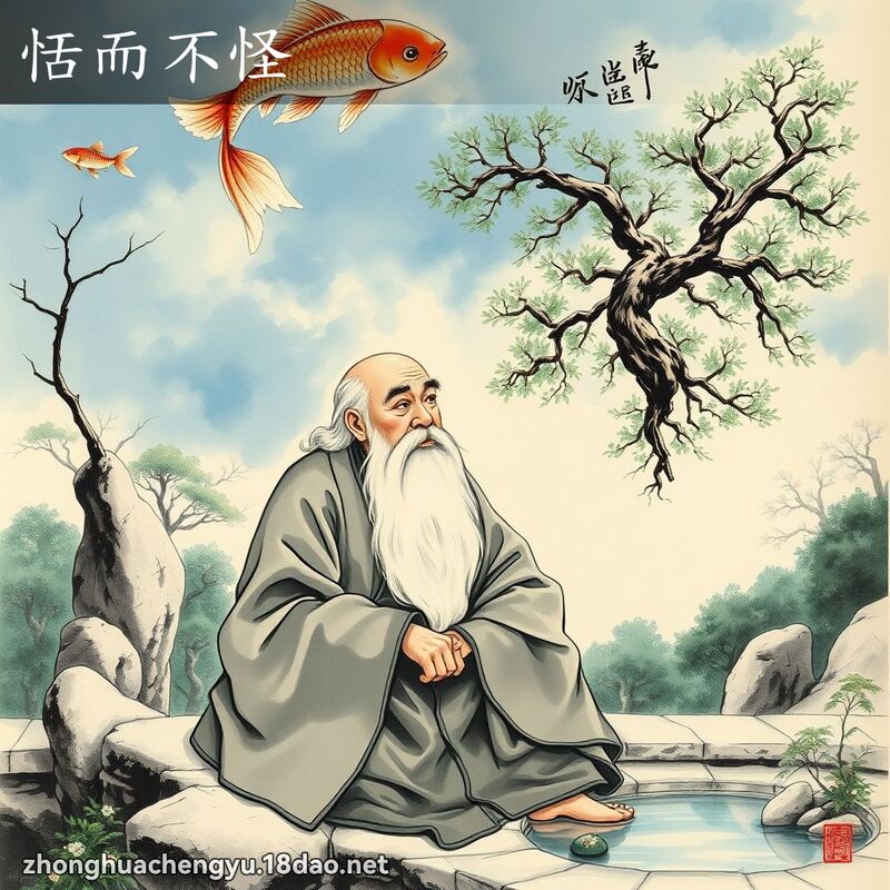 恬而不怪 配图