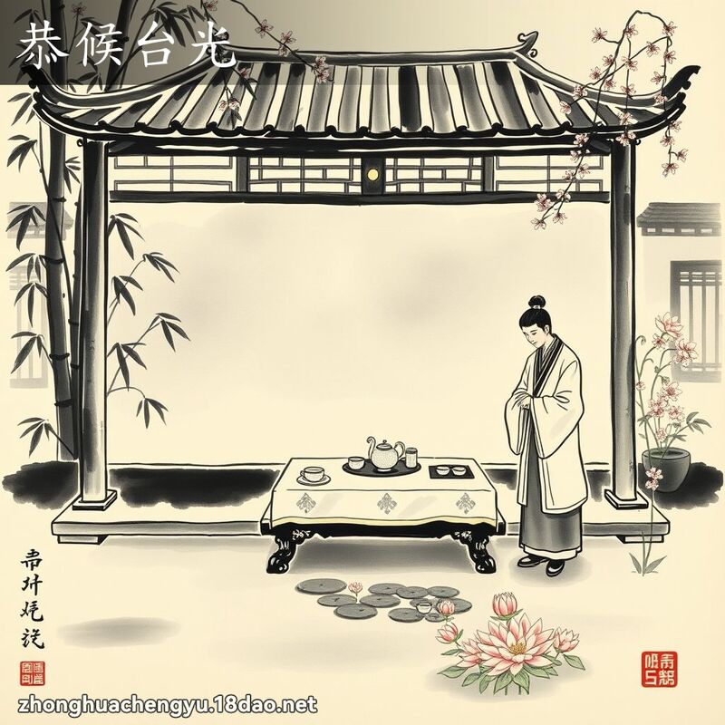 恭候台光 配图
