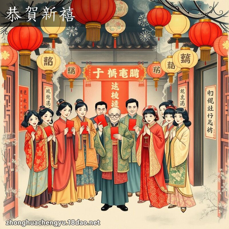 恭賀新禧 配图
