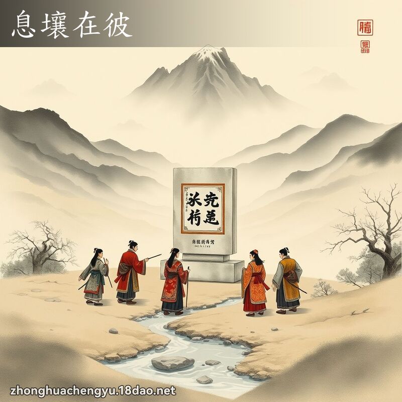 息壤在彼 - 中华成语配图