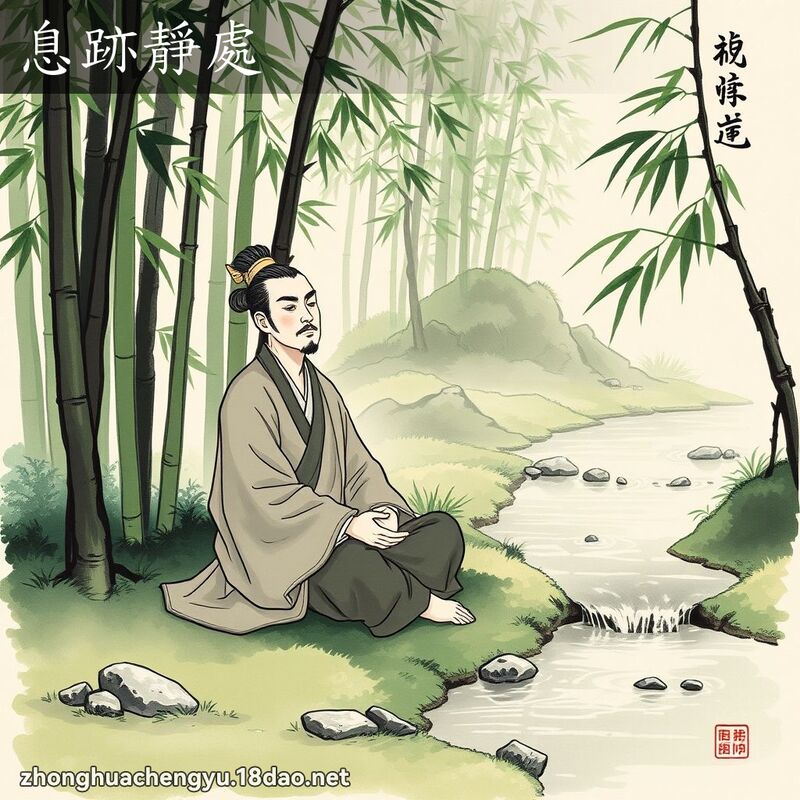 息跡靜處 配图