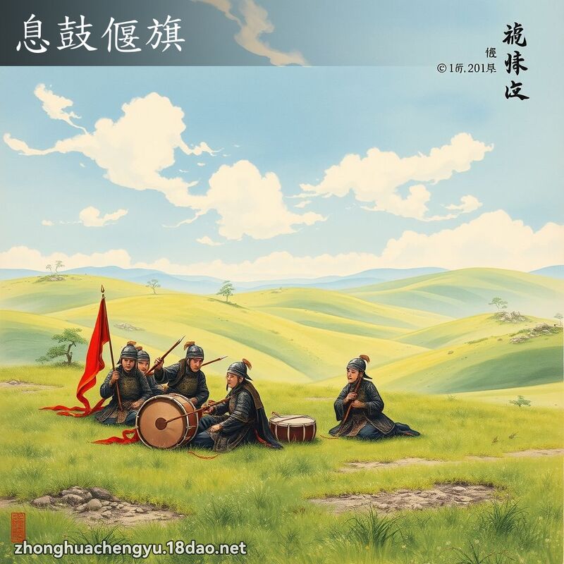 息鼓偃旗 配图