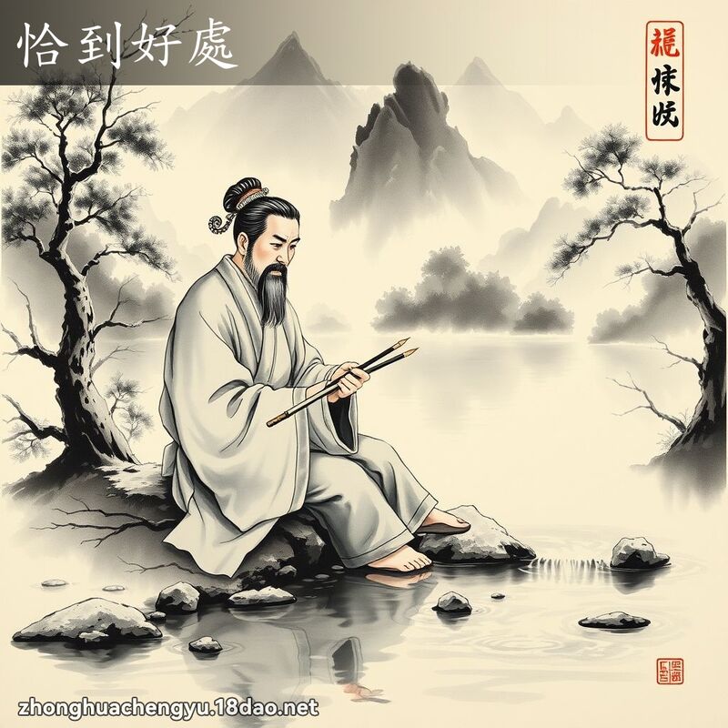 恰到好处 - 中华成语配图