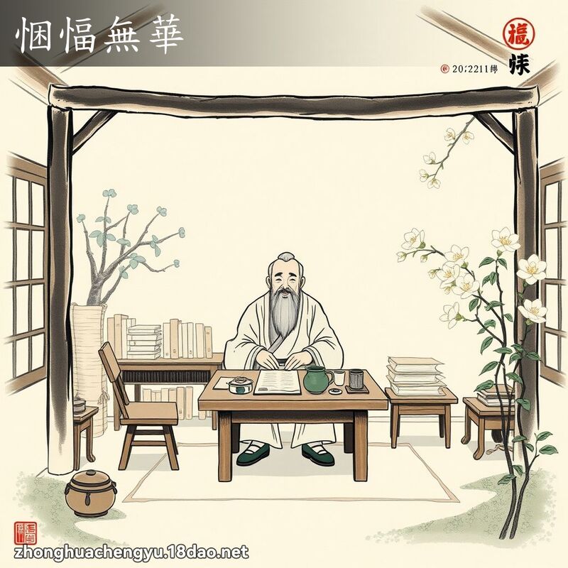 悃愊无华 - 中华成语配图