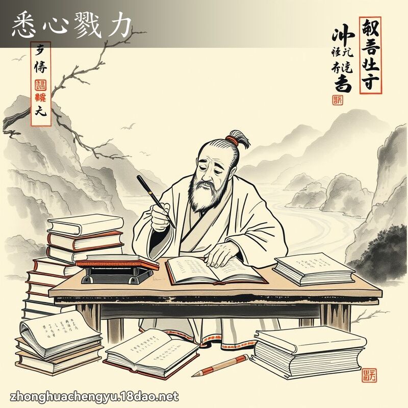 悉心戮力 配图