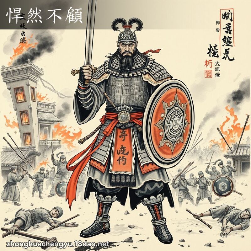 悍然不顧 配图