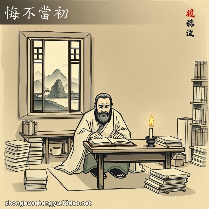 悔不當初 配图