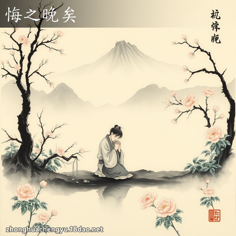 悔之晚矣 配图