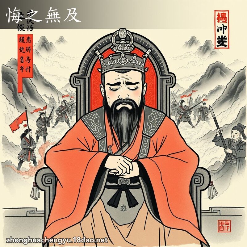 悔之无及 - 中华成语配图