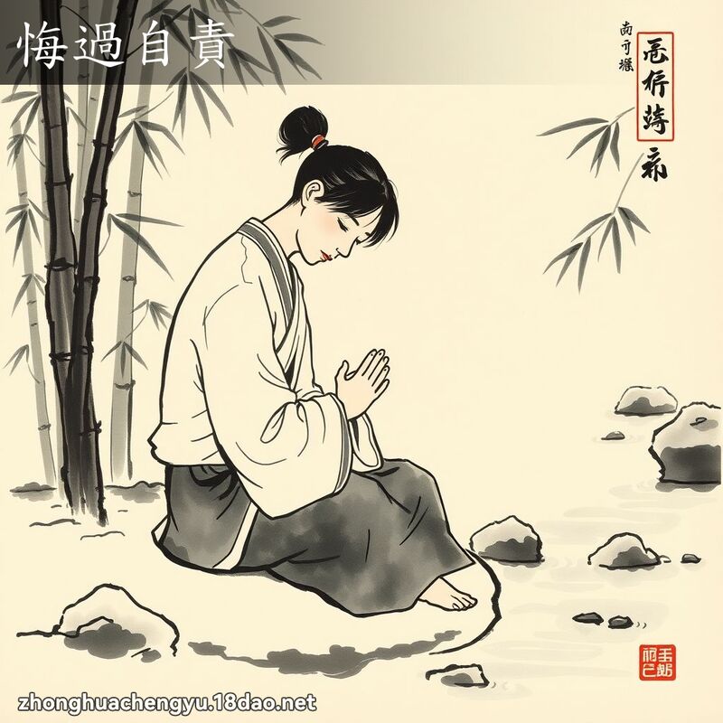 悔過自責 配图