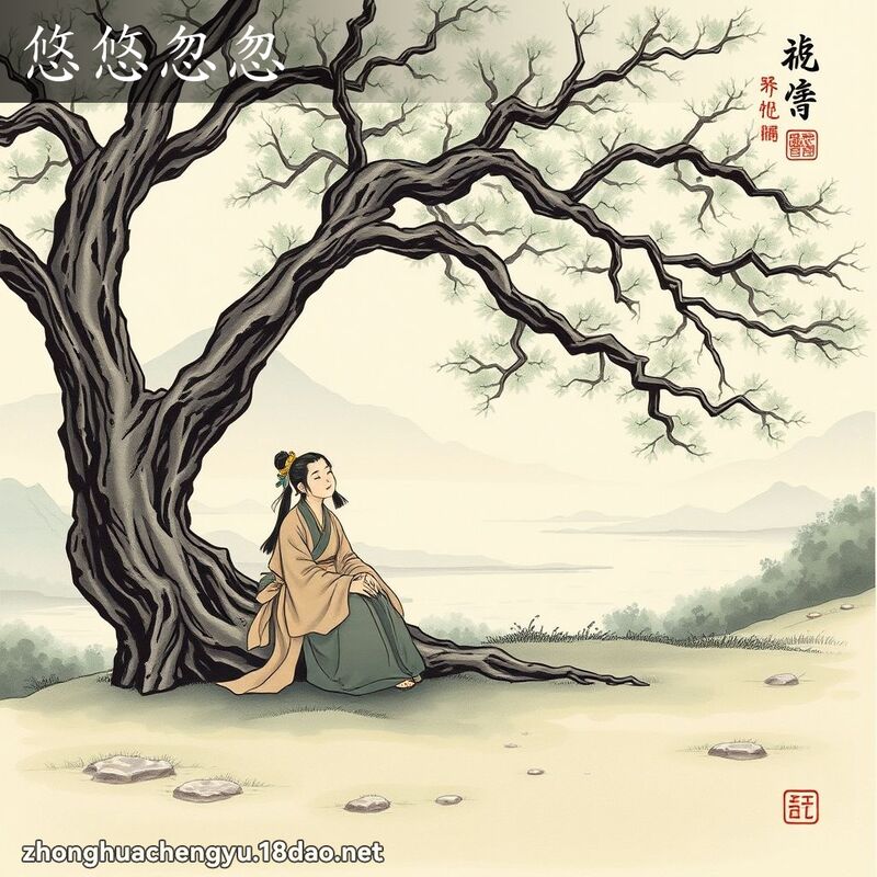悠悠忽忽 - 中華成語配圖