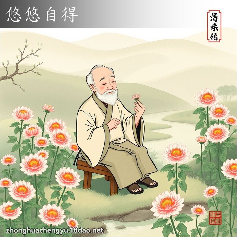 悠悠自得 配图