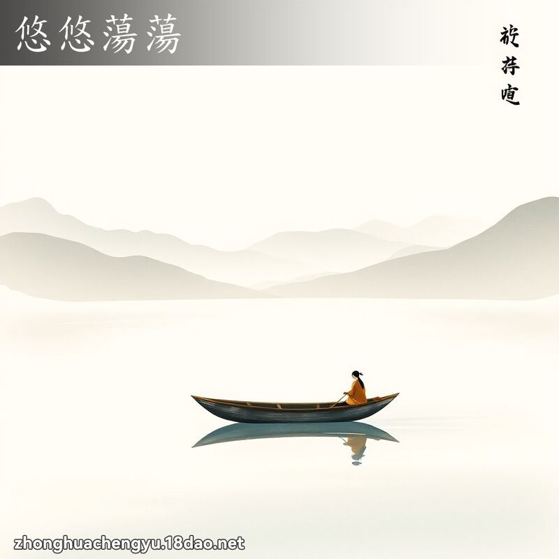 悠悠蕩蕩 - 中華成語配圖