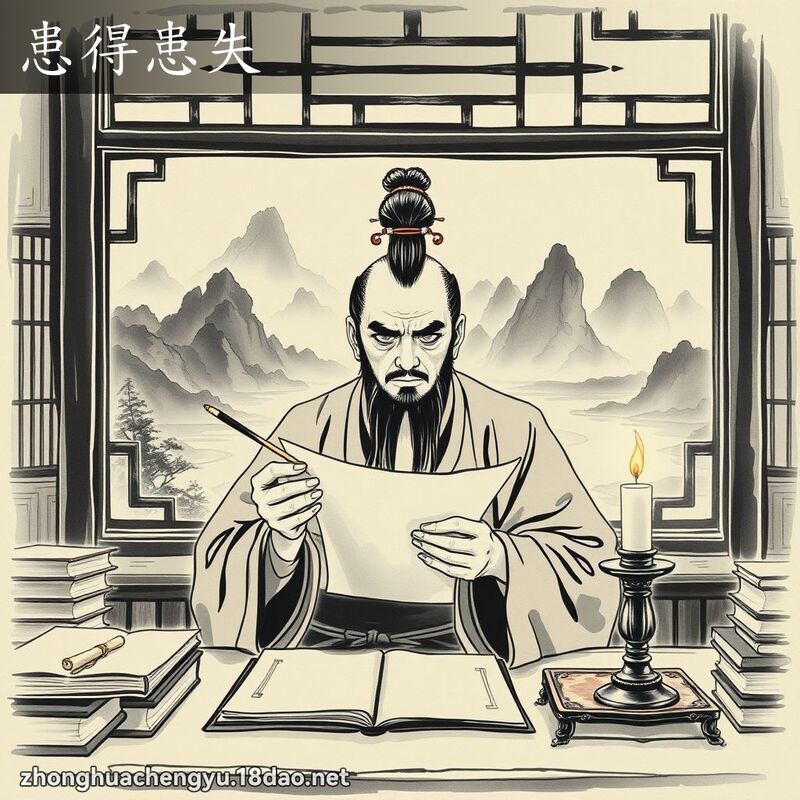 患得患失 - 中華成語配圖