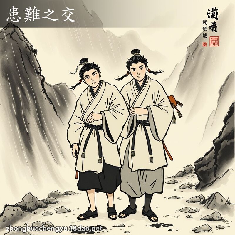 患難之交 配图