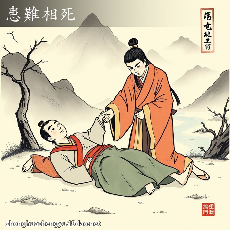 患難相死 配图