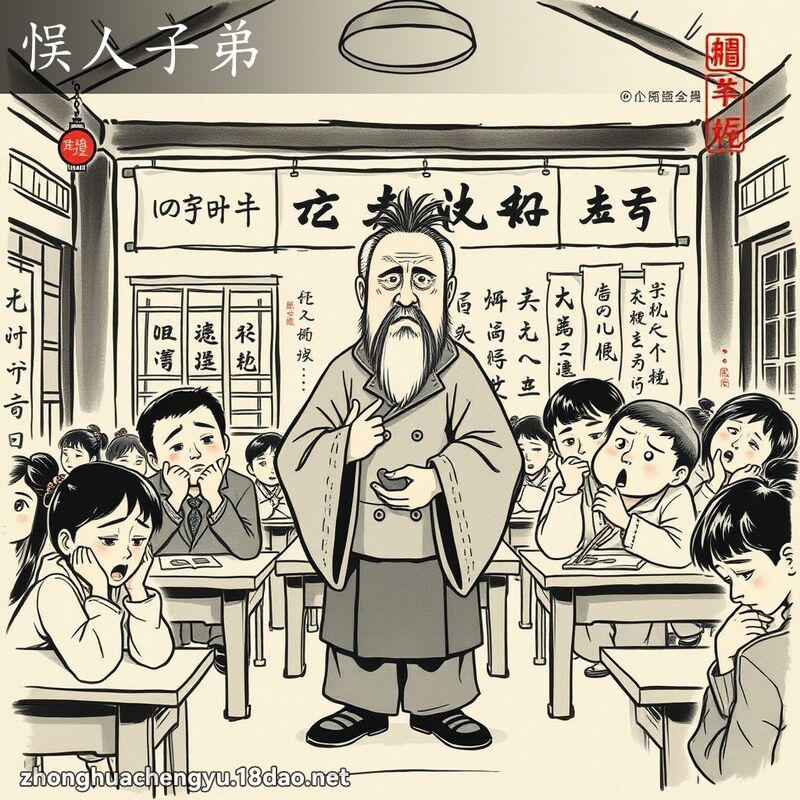 悮人子弟 配图