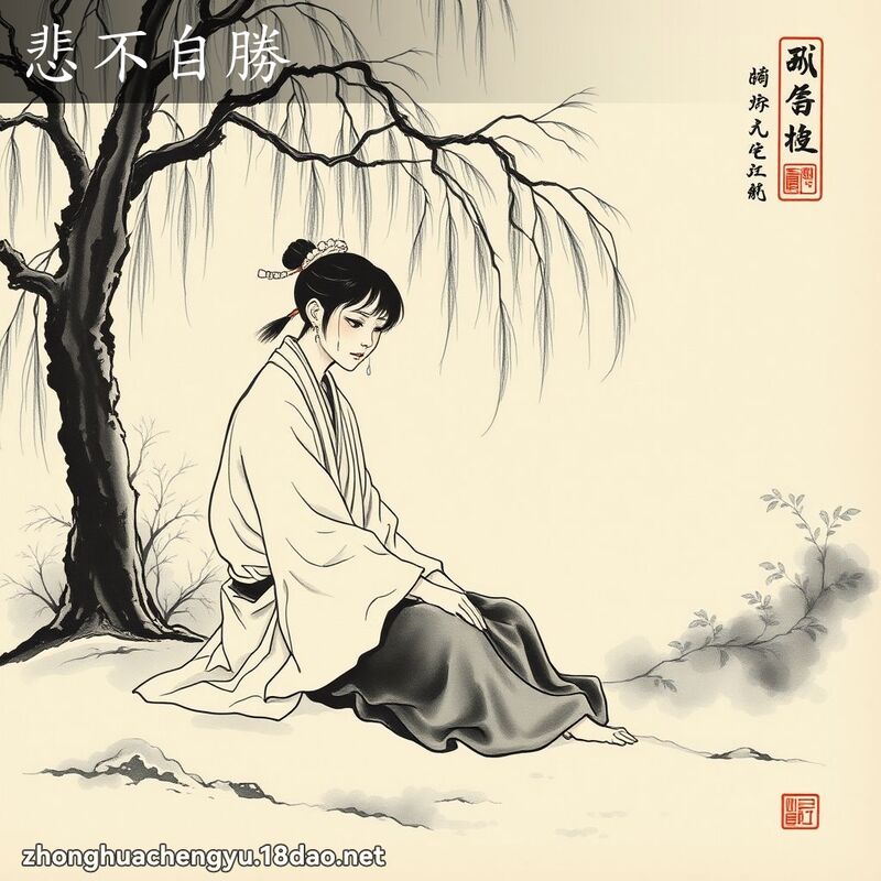 悲不自勝 配图