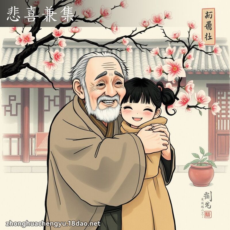 悲喜兼集 - 中华成语配图