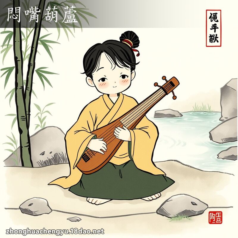 悶嘴葫蘆 配图