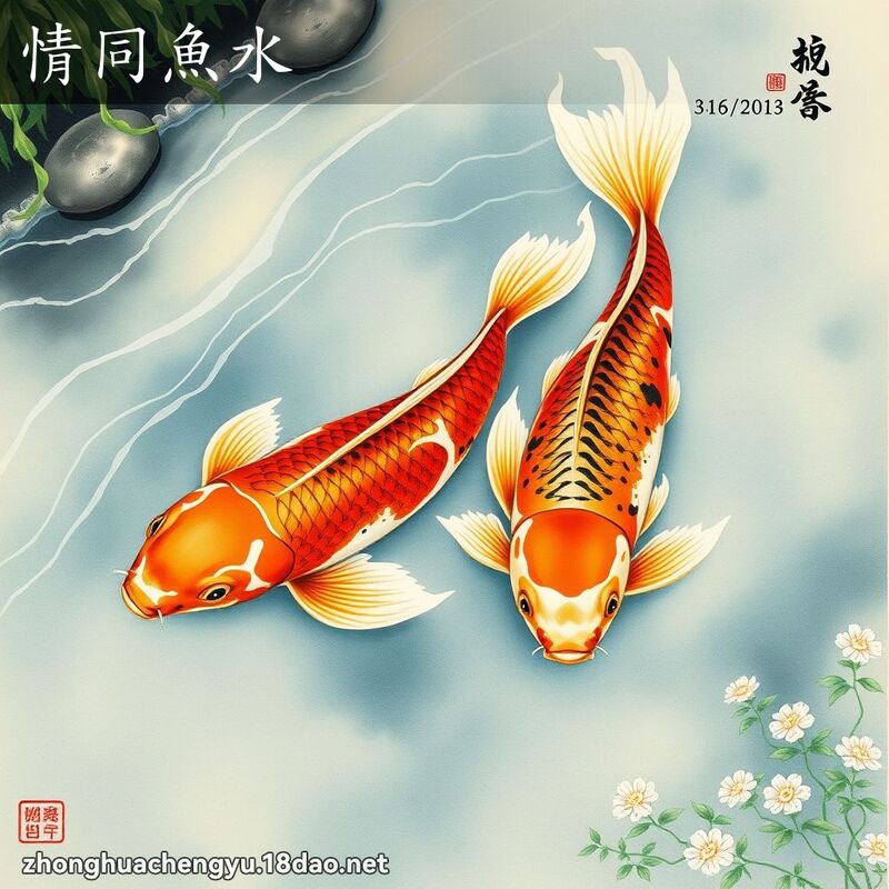 情同魚水 配图
