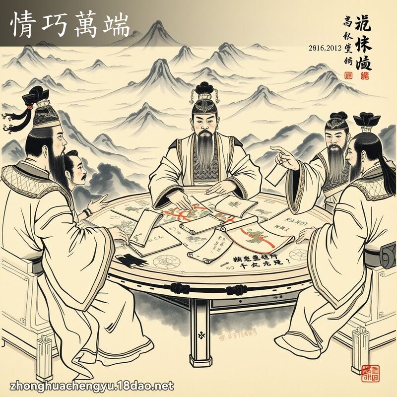 情巧萬端 配图