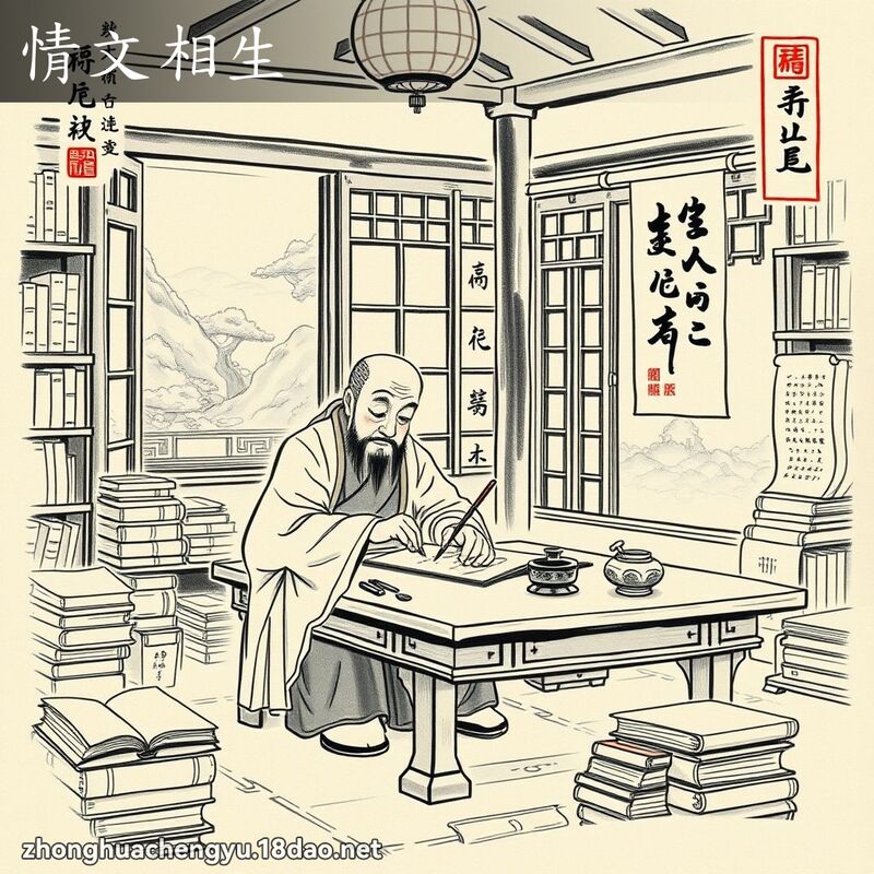情文相生 配图