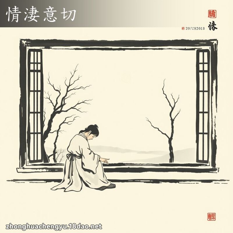 情淒意切 配图