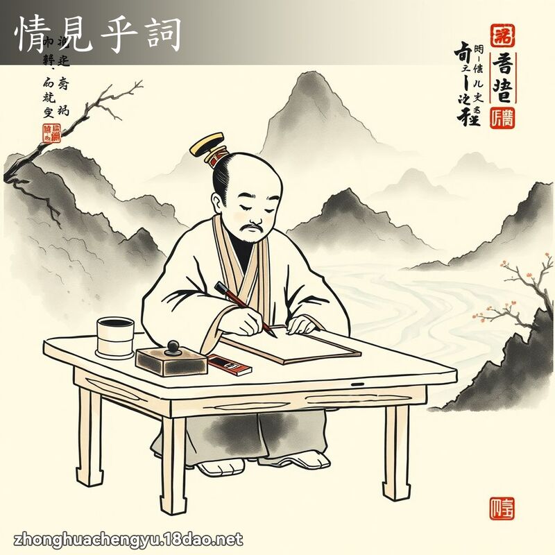 情見乎詞 配图