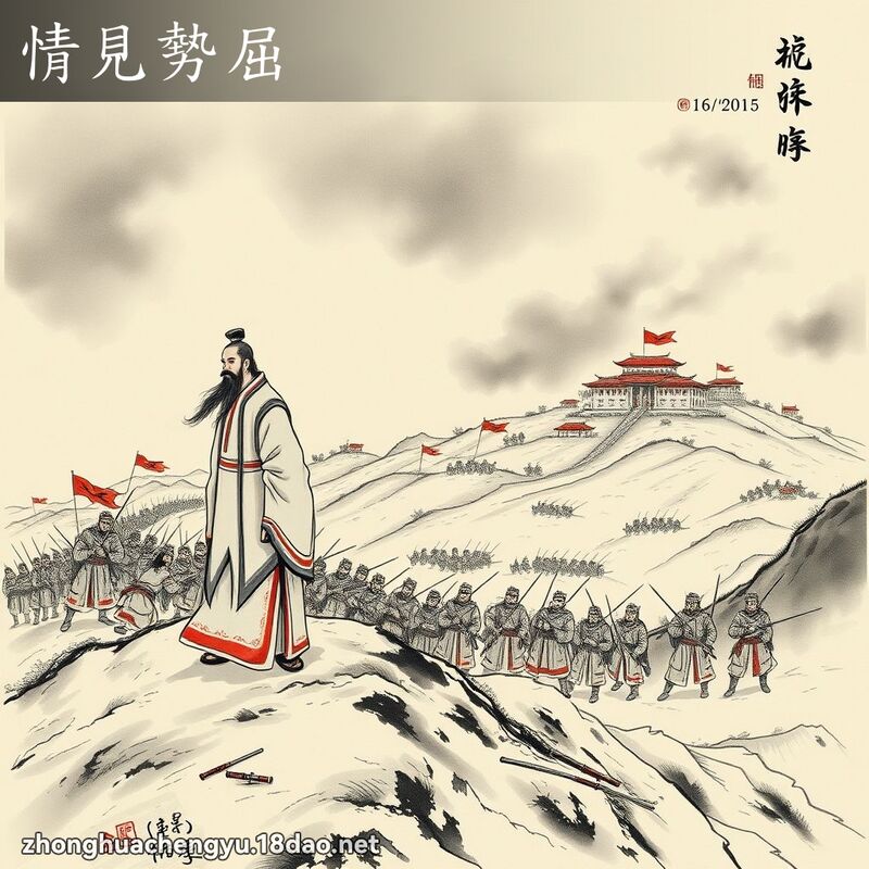 情見勢屈 配图