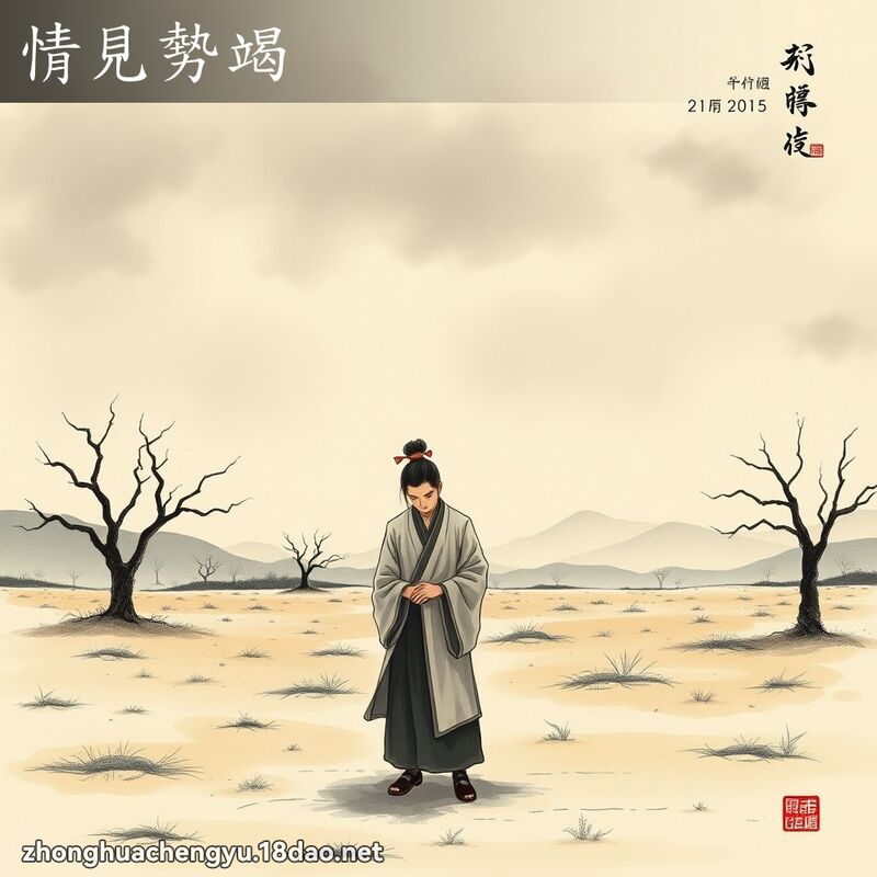 情見勢竭 配图