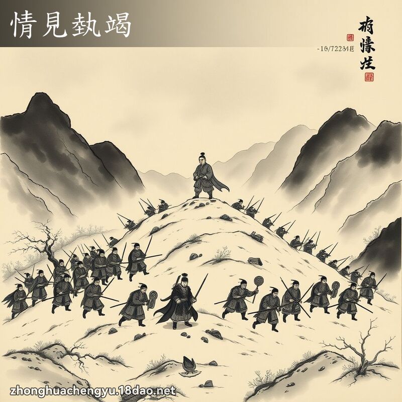 情見埶竭 配图