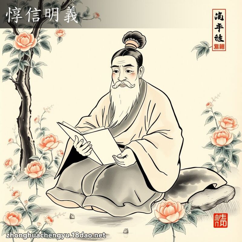 惇信明義 配图