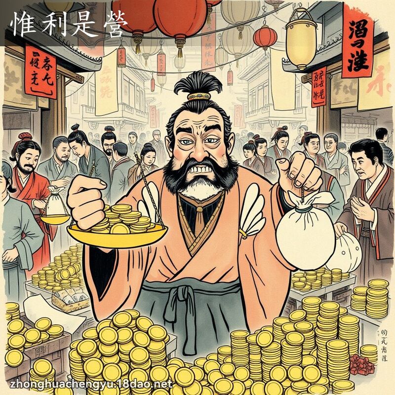 惟利是營 配图