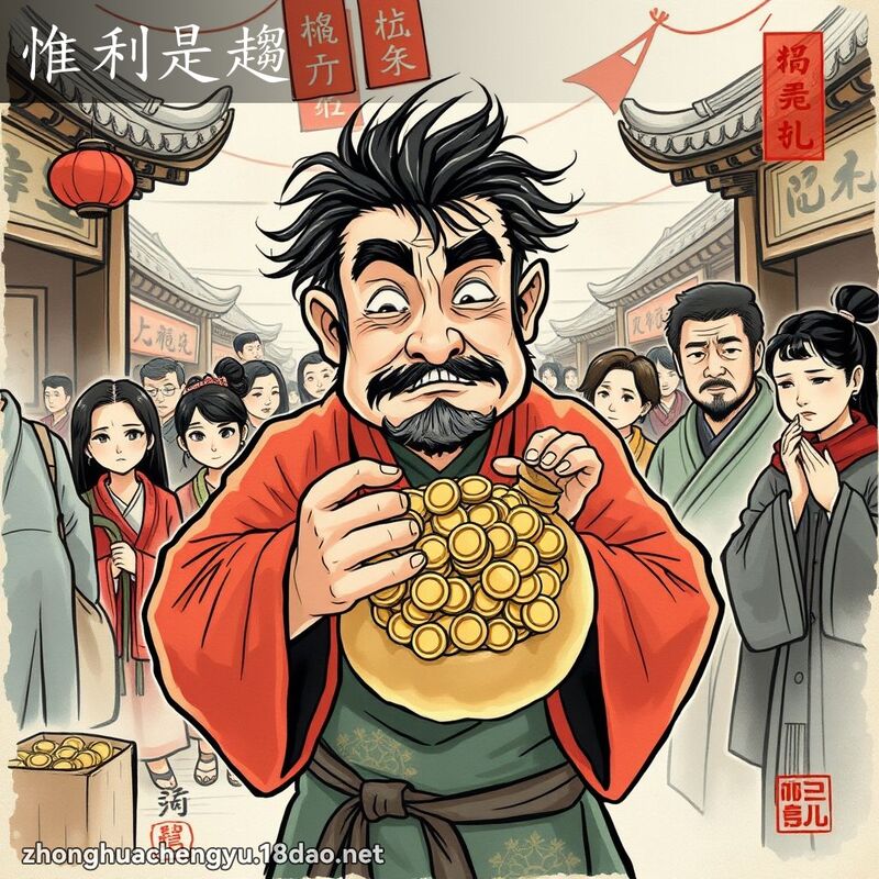 惟利是趨 配图