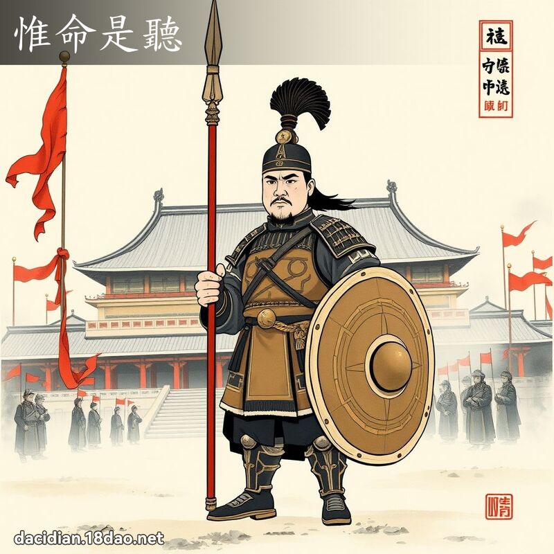 惟命是听 - 中华成语配图