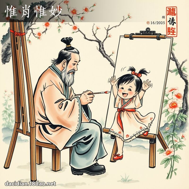 惟肖惟妙 - 中華成語配圖