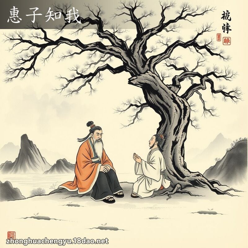 惠子知我 配图