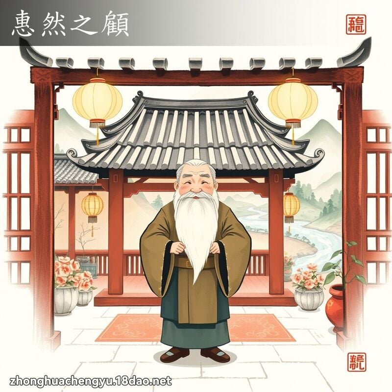 惠然之顧 - 中華成語配圖
