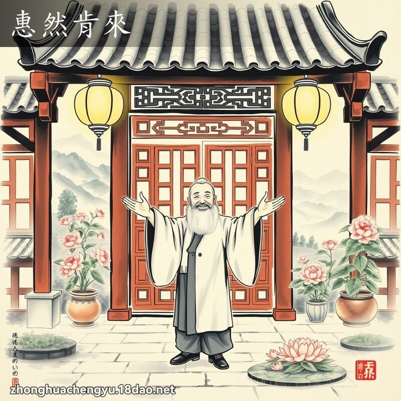 惠然肯來 配图