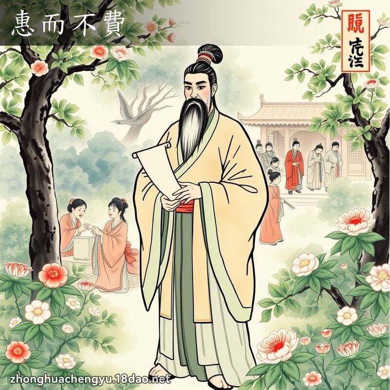 惠而不費 配图