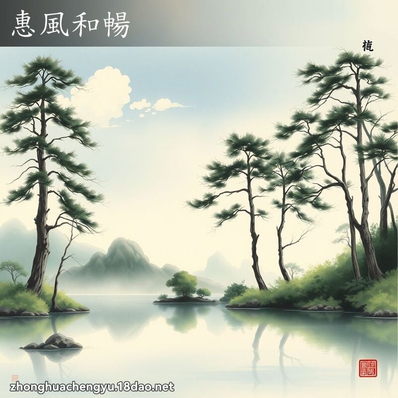 惠風和暢 配图