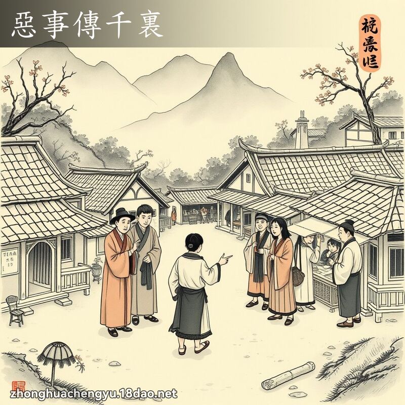 惡事傳千裏 配图