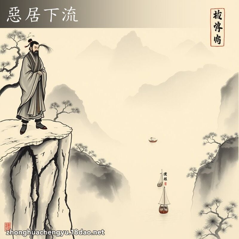 惡居下流 配图