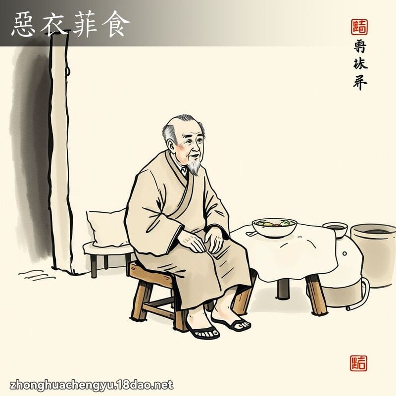 惡衣菲食 配图