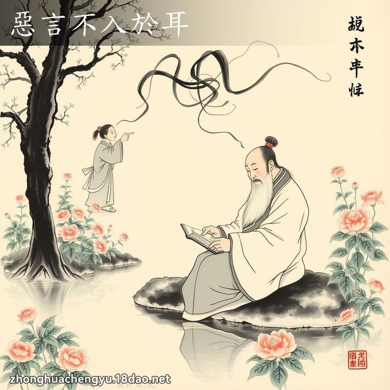惡言不入於耳 配图
