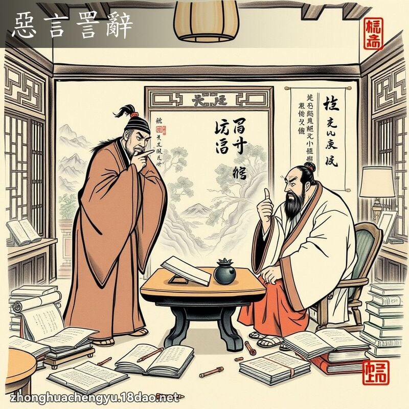 惡言詈辭 配图