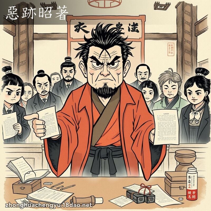 惡跡昭著 配图