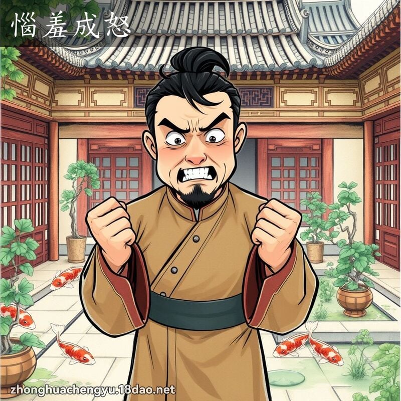 惱羞成怒 配图